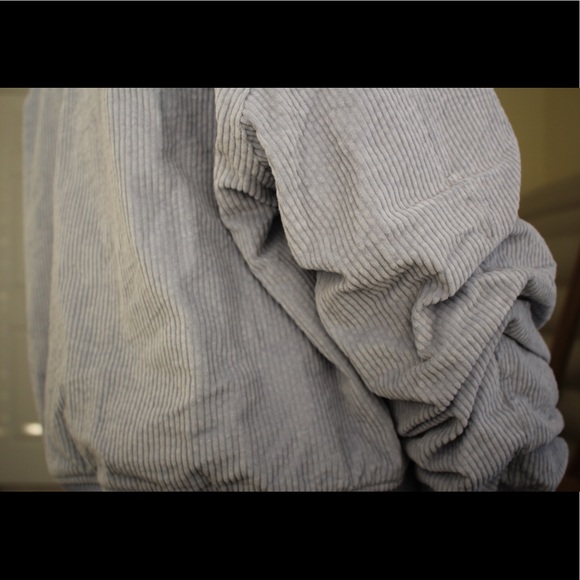 Avec Les Filles | Blue Oversized Corduroy Jacket - Picture 5 of 10